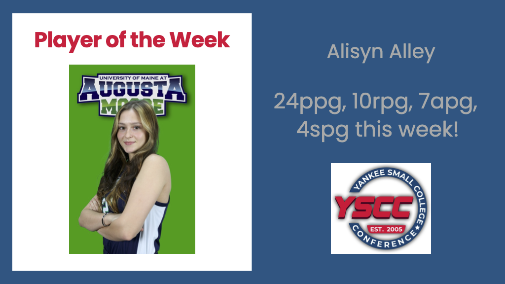 Alisyn Alley from UMA named YSCC Player of the Week