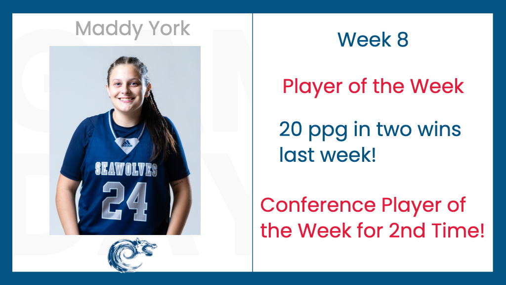 Maddy York named YSCC Week 8 Player of the Week