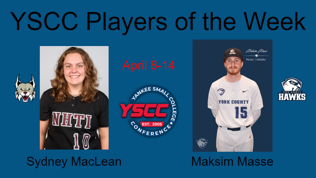 April 8-14 YSCC Players of the Week named