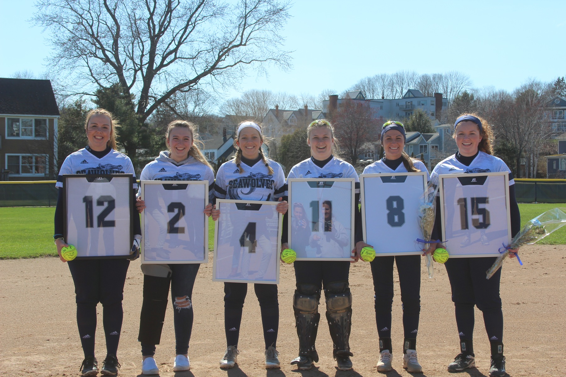 Lady Wolves Corral Mustangs On Senior Day