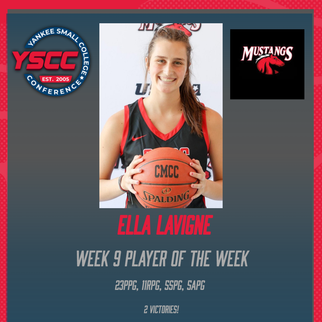 Ella Lavigne from CMCC named YSCC Week 9 Player of the Week