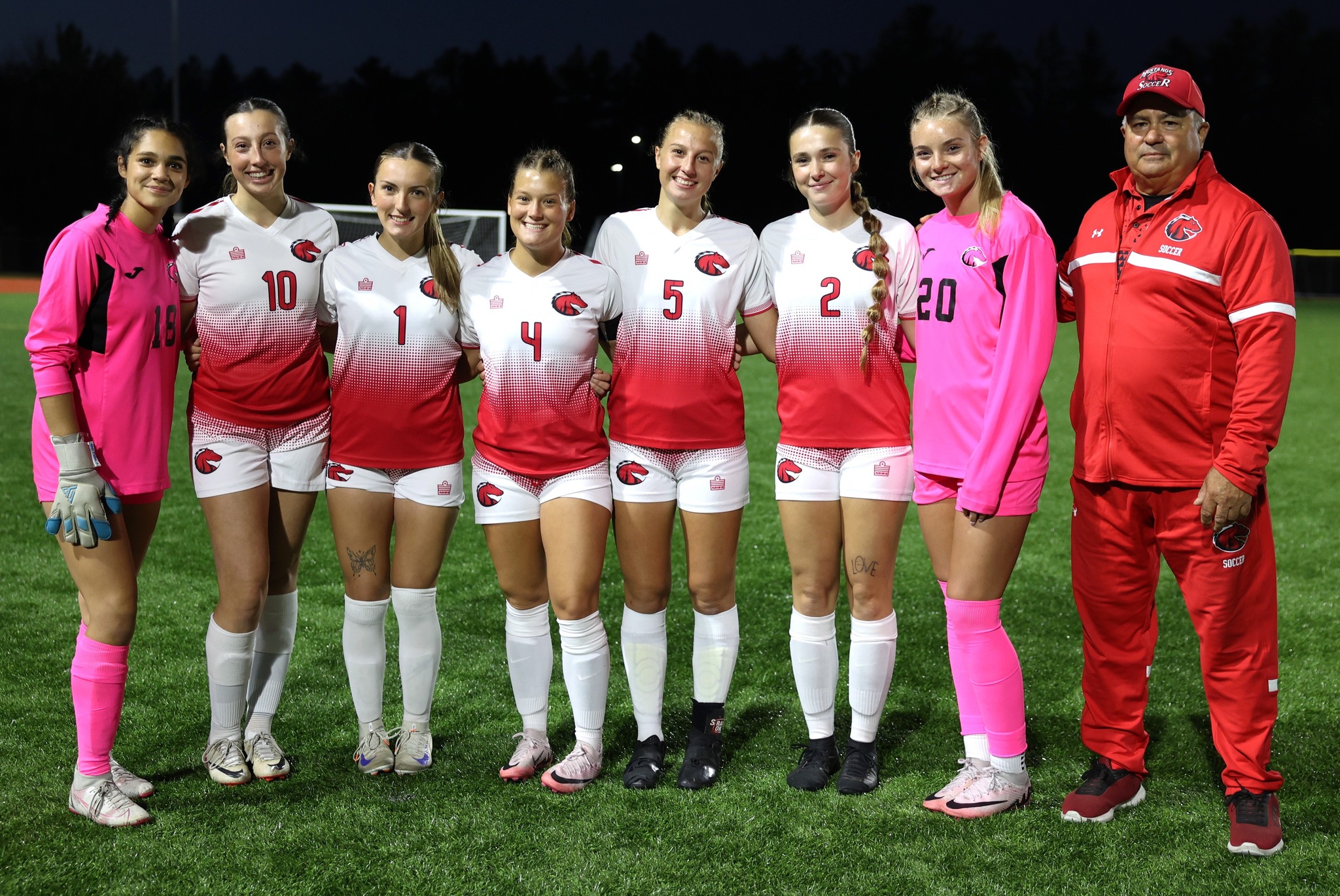 Veteran Defense Leads Mustangs to Senior Night Shutout