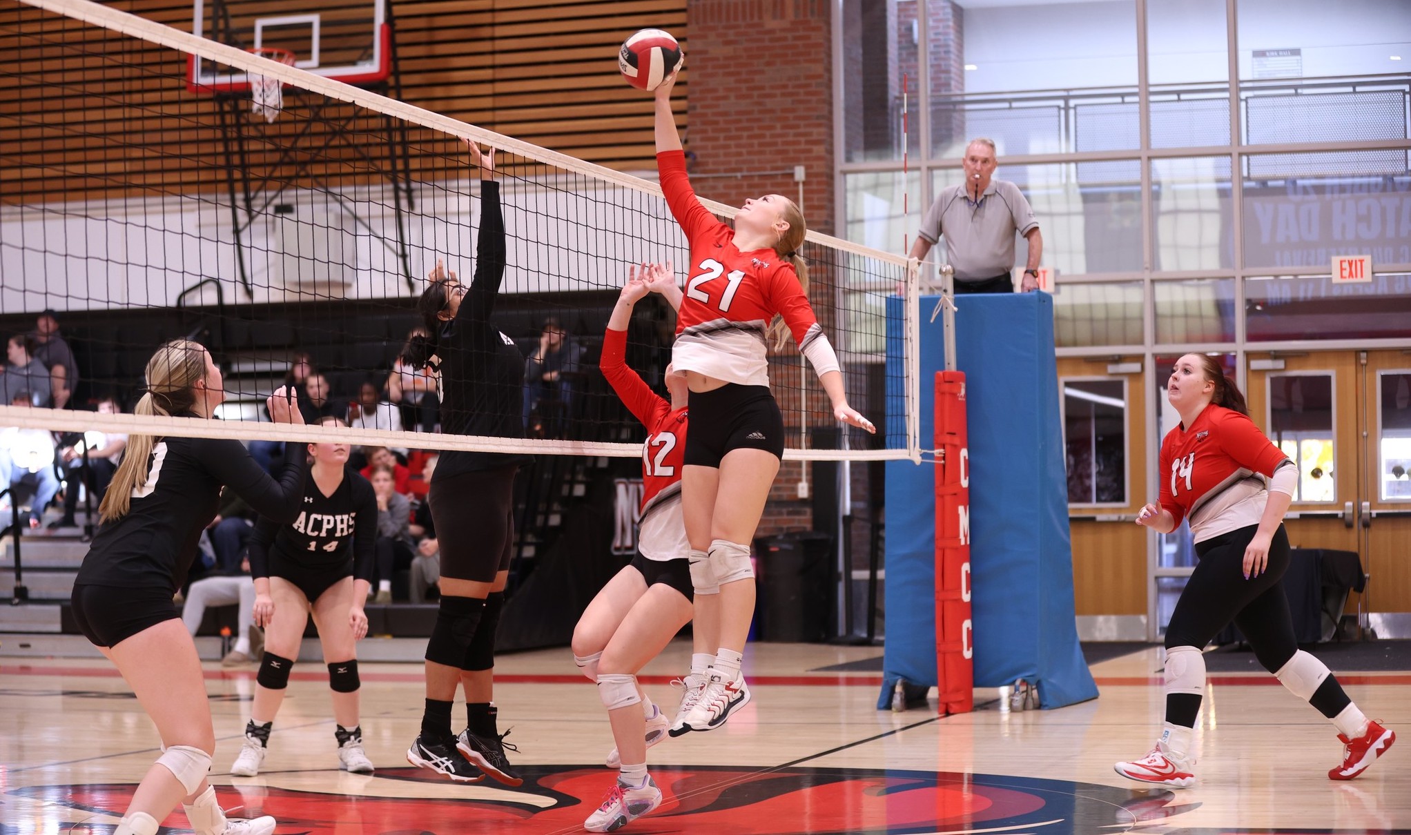 Volleyball Gets Past Panthers, Advances to YSCC Semis