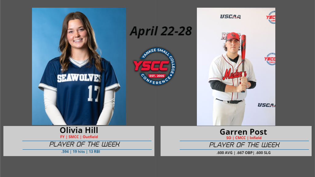 YSCC Players of the Week for April 22-28, 2024