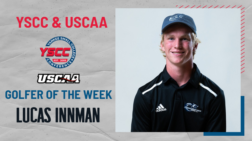 Lucas Innman Named USCAA Golfer of the Week