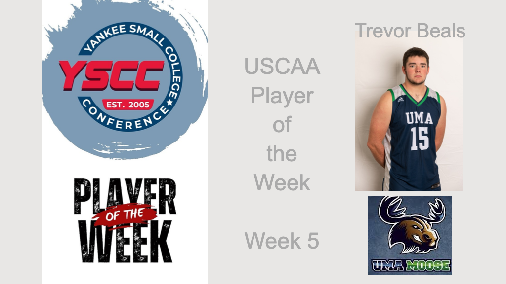 Trevor Beals named Week 5 YSCC Player of the Week