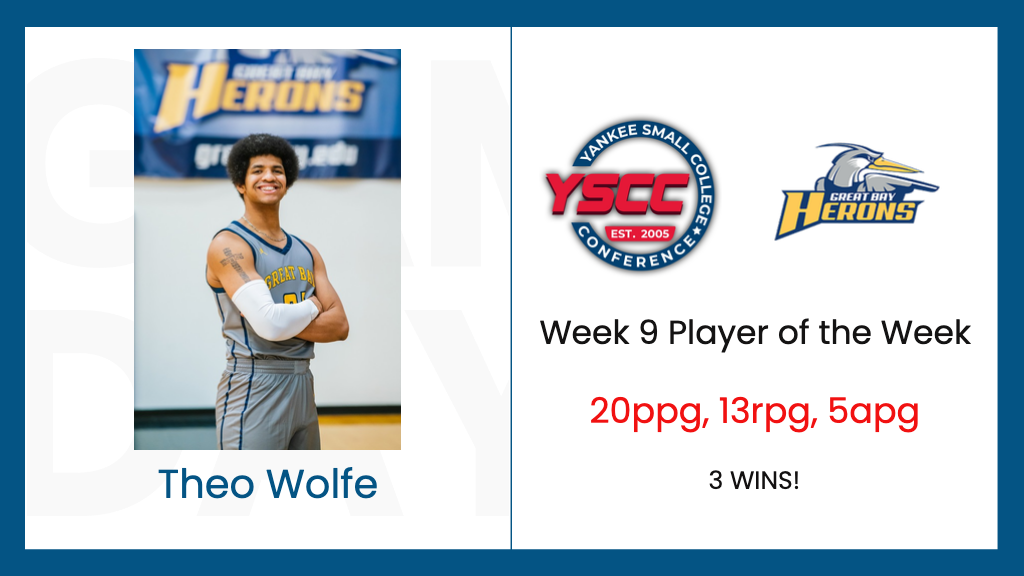 Theo Wolfe from Great Bay C.C. has been named the YSCC Week 9 Player of the Week