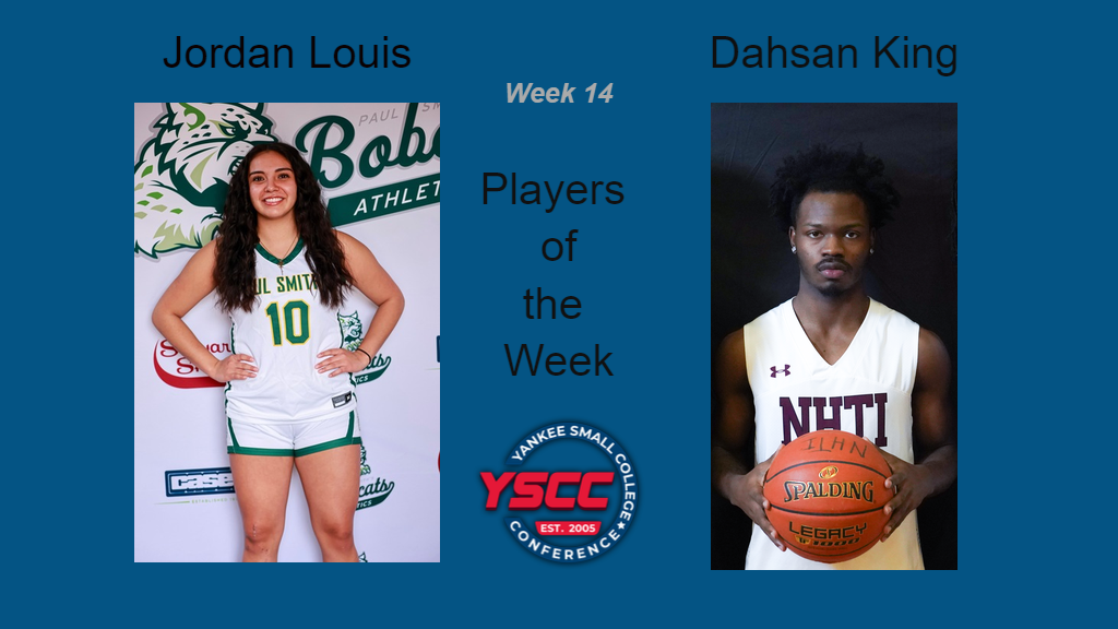 Louis from PSC and King from NHTI named YSCC Week 14 Players of the Week