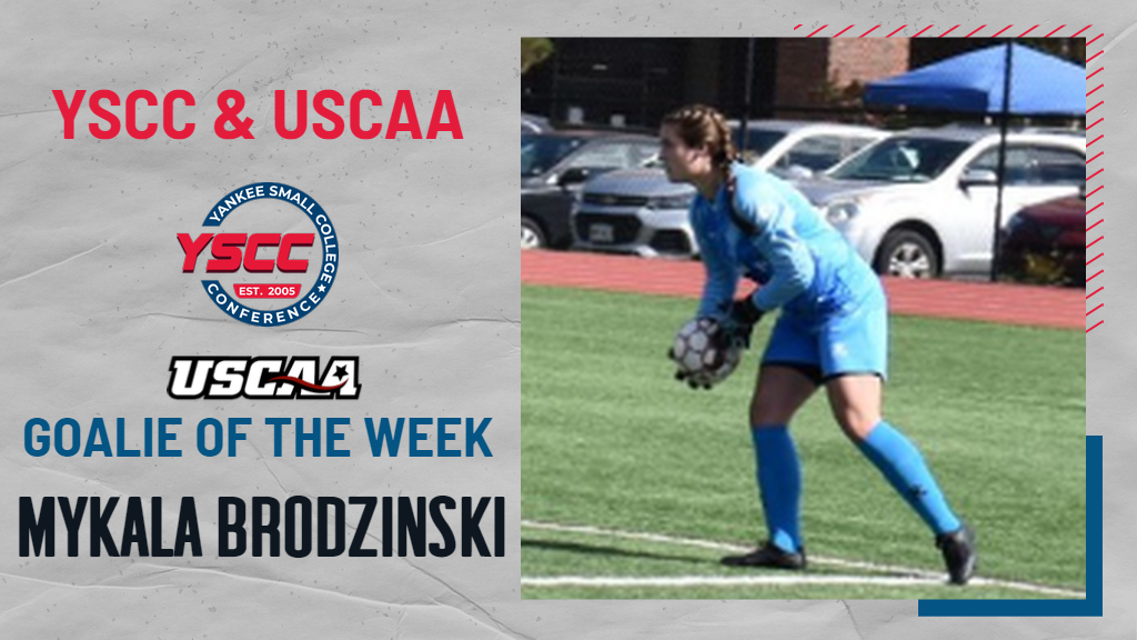 Mykala Brodzinski named USCAA Goalie of the Week